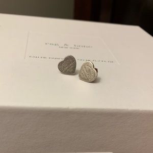 Return to Tiffany heart stud earrings
